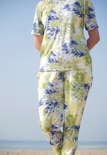 Green Splash Lounge Wear