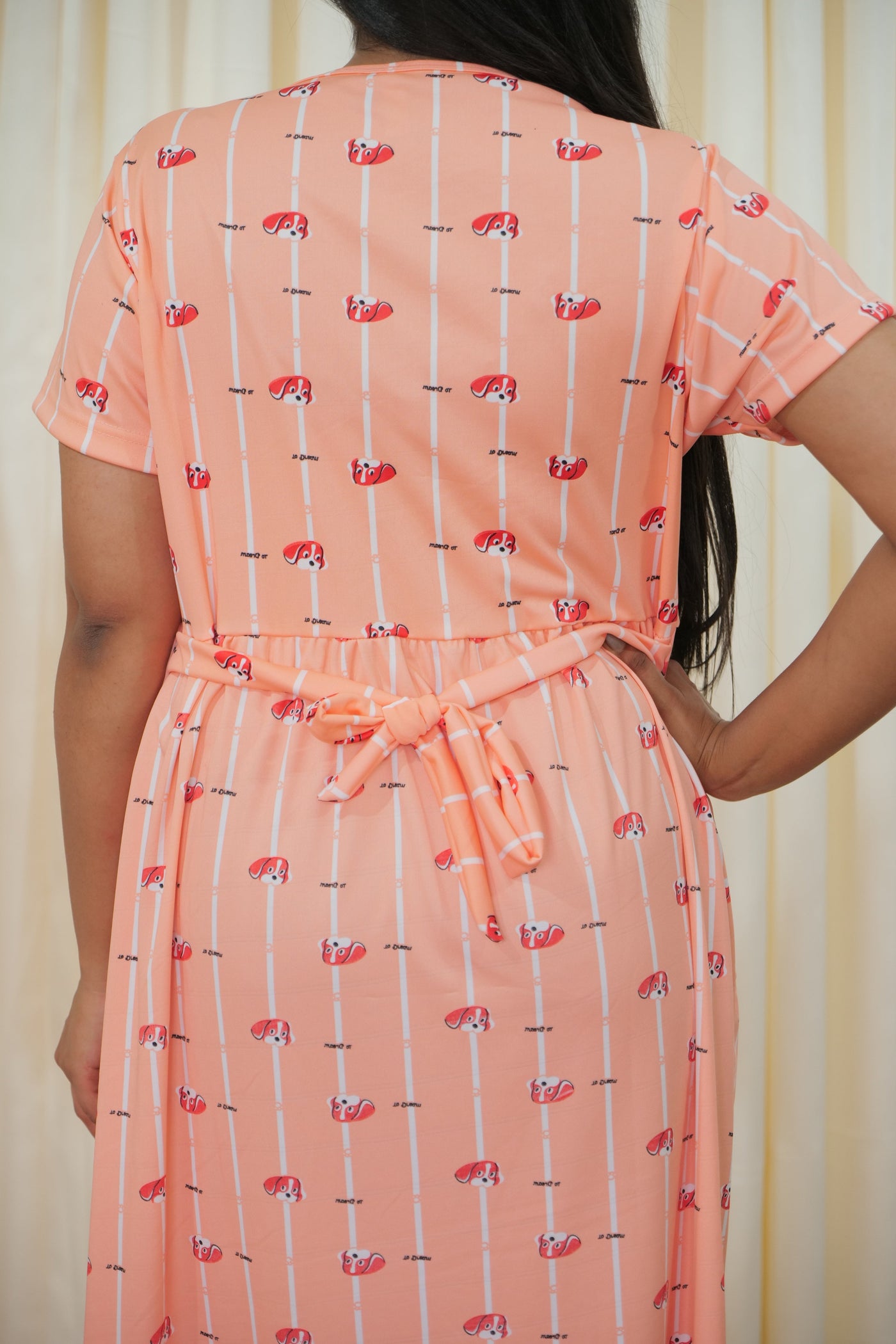 Puppy Peach Maternity Loungewear