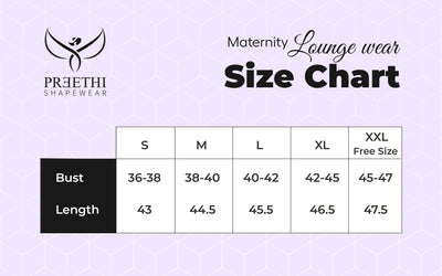 Sherlin Imported Luxury Soft Cotton Maternity Loungewear
