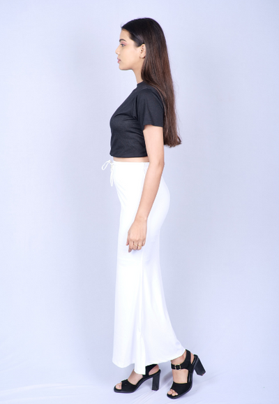 White Saree Shapewear